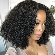 Load image into Gallery viewer, Reja | Black Medium Short Curly Synthetic Hair Wig