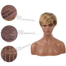 Load image into Gallery viewer, Joebeth | Blonde Short Pixie Cut Wavy Synthetic Hair Wig