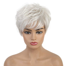 Load image into Gallery viewer, 0 Degree | Ash Blonde Short Pixie Cut Wavy Synthetic Hair Wig