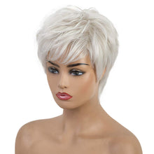Load image into Gallery viewer, 0 Degree | Ash Blonde Short Pixie Cut Wavy Synthetic Hair Wig