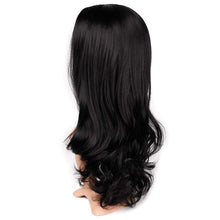Load image into Gallery viewer, Valentina | Dark Brown Black Long Wavy Synthetic Hair Wig