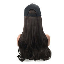 Load image into Gallery viewer, Blossom | Ash Long Wavy Synthetic Hair Wig Hat with Cap