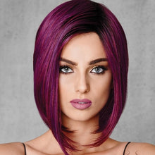 Load image into Gallery viewer, Charlotte | Purple Medium Straight Synthetic Hair Wig
