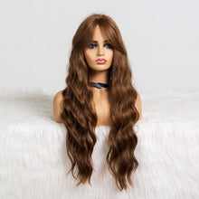 Load image into Gallery viewer, Grecia | Brown Long Wavy Synthetic Hair Wig