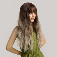 Load image into Gallery viewer, Funseeker | Ombre Long Curly Synthetic Hair Wig with Bangs