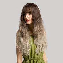 Load image into Gallery viewer, Funseeker | Ombre Long Curly Synthetic Hair Wig with Bangs
