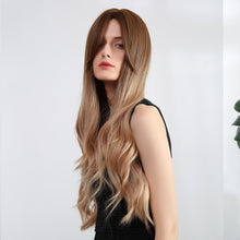 Load image into Gallery viewer, Jill | Blonde Long Wavy Synthetic Hair Wig with Bangs