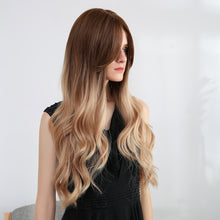 Load image into Gallery viewer, Jill | Blonde Long Wavy Synthetic Hair Wig with Bangs