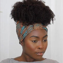 Load image into Gallery viewer, Danny | Black Medium Long Curly Synthetic Hair Headband Wig