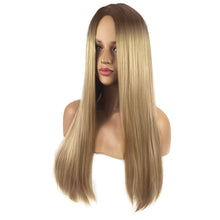 Load image into Gallery viewer, Nighty | Blonde Long Straight Synthetic Hair Wig
