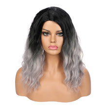 Load image into Gallery viewer, Silvery | Ash Blonde Long Curly Synthetic Hair Wig