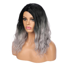 Load image into Gallery viewer, Silvery | Ash Blonde Long Curly Synthetic Hair Wig