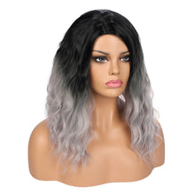 Load image into Gallery viewer, Silvery | Ash Blonde Long Curly Synthetic Hair Wig
