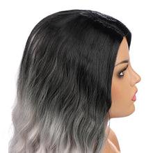 Load image into Gallery viewer, Silvery | Ash Blonde Long Curly Synthetic Hair Wig