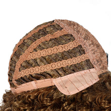Load image into Gallery viewer, Camila | Brown Medium Curly Synthetic Hair Wig