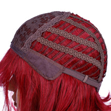 Load image into Gallery viewer, Street Rocker | Red Medium Wavy Synthetic Hair Wig