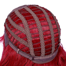 Load image into Gallery viewer, Street Rocker | Red Medium Wavy Synthetic Hair Wig