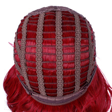 Load image into Gallery viewer, Street Rocker | Red Medium Wavy Synthetic Hair Wig
