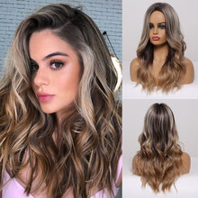 Load image into Gallery viewer, Josephine | Ombre Long Wavy Synthetic Hair Wig