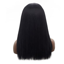 Load image into Gallery viewer, Skyla | Black Long Straight Synthetic Hair Yaki Headband Wig