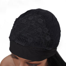 Load image into Gallery viewer, Skyla | Black Long Straight Synthetic Hair Yaki Headband Wig