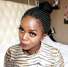 Load image into Gallery viewer, Satia | Dark Short Curly Synthetic Hair Wig