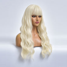 Load image into Gallery viewer, Blonde Devil | 613 Blonde Long Curly Synthetic Hair Wig with Bangs