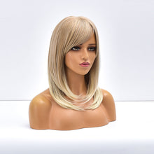 Load image into Gallery viewer, Downtown | Blonde Long Straight Synthetic Hair Wig with Bangs