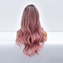 Load image into Gallery viewer, Sparkle | Pink Long Wavy Synthetic Hair Wig