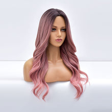 Load image into Gallery viewer, Sparkle | Pink Long Wavy Synthetic Hair Wig