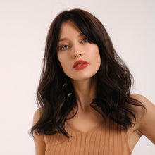 Load image into Gallery viewer, Donna | Brown Long Wavy Synthetic Hair Wig