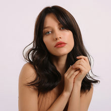 Load image into Gallery viewer, Donna | Brown Long Wavy Synthetic Hair Wig