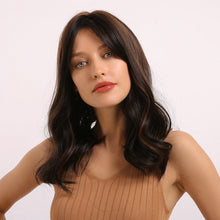 Load image into Gallery viewer, Donna | Brown Long Wavy Synthetic Hair Wig