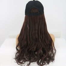 Load image into Gallery viewer, Blossom | Purple Long Wavy Synthetic Hair Wig Hat with Cap