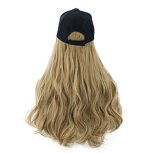 Load image into Gallery viewer, Blossom | Black Long Wavy Synthetic Hair Wig Hat with Cap
