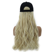 Load image into Gallery viewer, Blossom | Purple Long Wavy Synthetic Hair Wig Hat with Cap