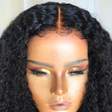 Load image into Gallery viewer, Lily | Black Long Curly Lace Front Synthetic Hair Wig
