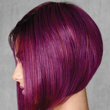 Load image into Gallery viewer, Charlotte | Purple Medium Straight Synthetic Hair Wig