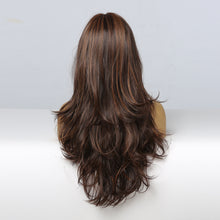 Load image into Gallery viewer, Gianna | Brown Long Wavy Synthetic Hair Wig