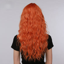 Load image into Gallery viewer, Fox | Halloween Ginger Orange Long Curly Synthetic Hair Wig with Bangs