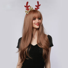 Load image into Gallery viewer, Chepi | Blonde Long Straight Synthetic Hair Wig with Bangs