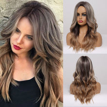 Load image into Gallery viewer, Josephine | Ombre Long Wavy Synthetic Hair Wig