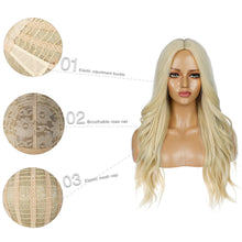 Load image into Gallery viewer, Alice | 613 Blonde Long Wavy Synthetic Hair Wig