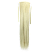Load image into Gallery viewer, Twinko | Black Blonde Brown Long Straight Synthetic Hair Extension Pony Tail