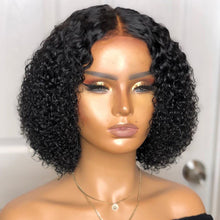 Load image into Gallery viewer, Brianna | Black Medium Curly Lace Front Synthetic Hair Wig