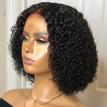 Load image into Gallery viewer, Brianna | Black Medium Curly Lace Front Synthetic Hair Wig