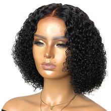 Load image into Gallery viewer, Brianna | Black Medium Curly Lace Front Synthetic Hair Wig
