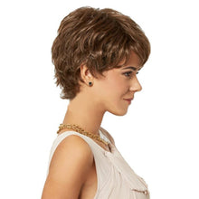 Load image into Gallery viewer, June | Brown Short Pixie Cut Wavy Synthetic Hair Wig