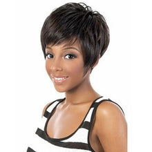 Load image into Gallery viewer, Casablanca | Black Short Pixie Cut Straight Synthetic Hair Wig

