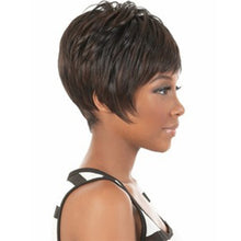 Load image into Gallery viewer, Casablanca | Black Short Pixie Cut Straight Synthetic Hair Wig